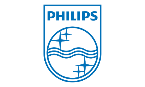 Cuadrado con el logo de Philips